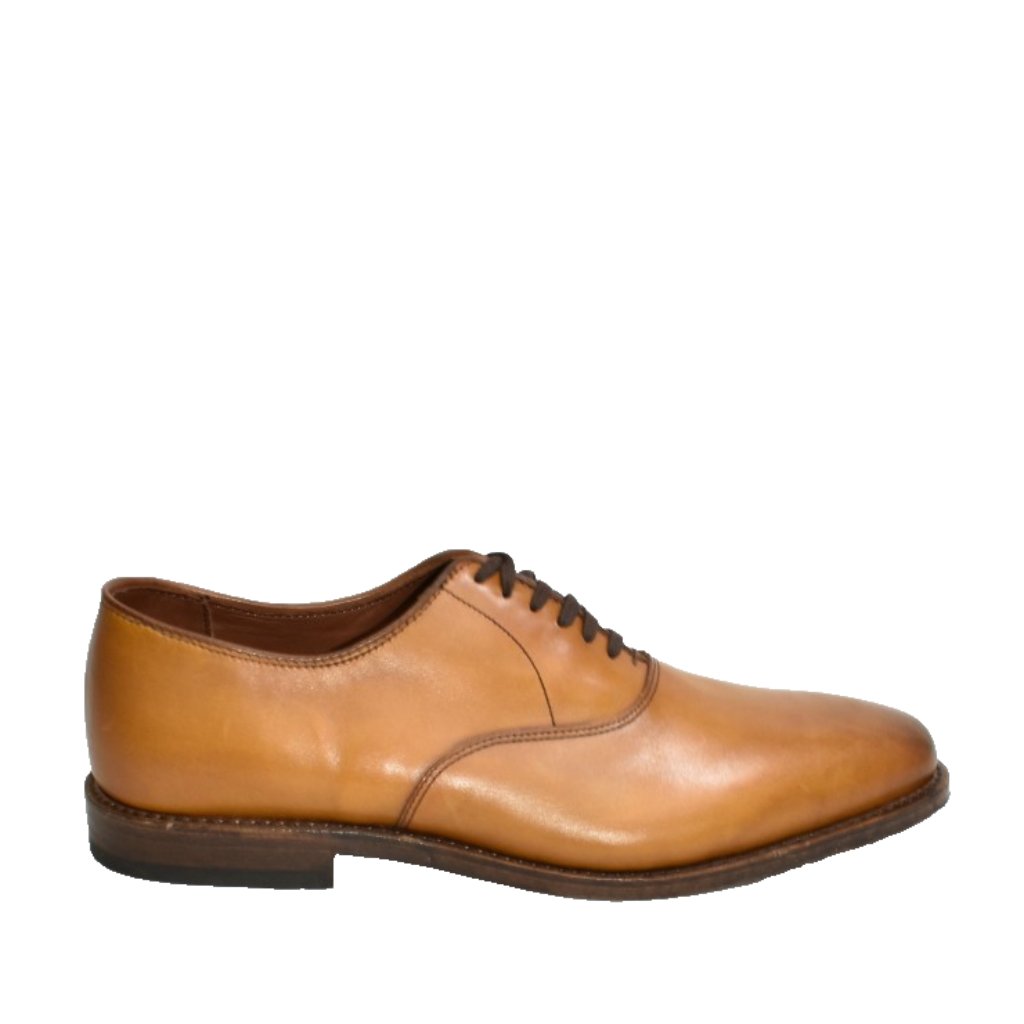 New! Allen Edmonds Carlyle Plain-Toe Oxford Dress Shoe Walnut 10 D 8832 Dd456a